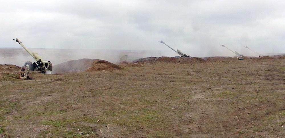 Army's artillery units hold firing drills [VIDEO]