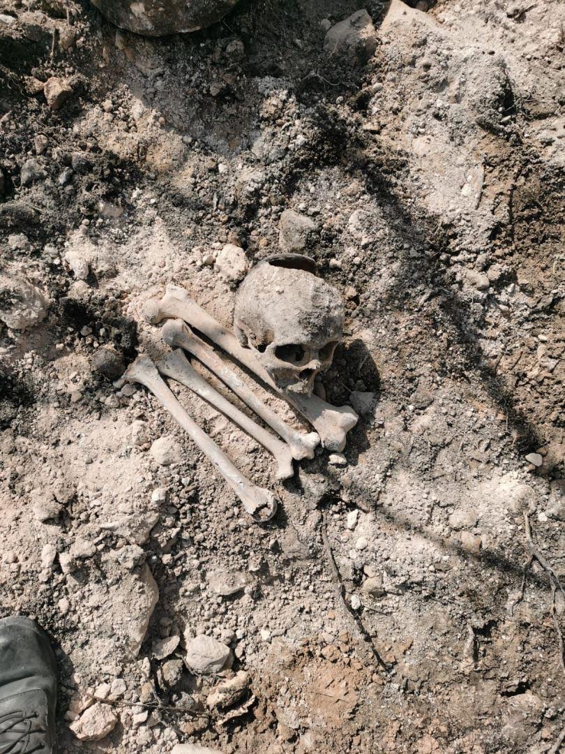 Human remains found in the village of Farrukh in the Khojaly region [PHOTO]
