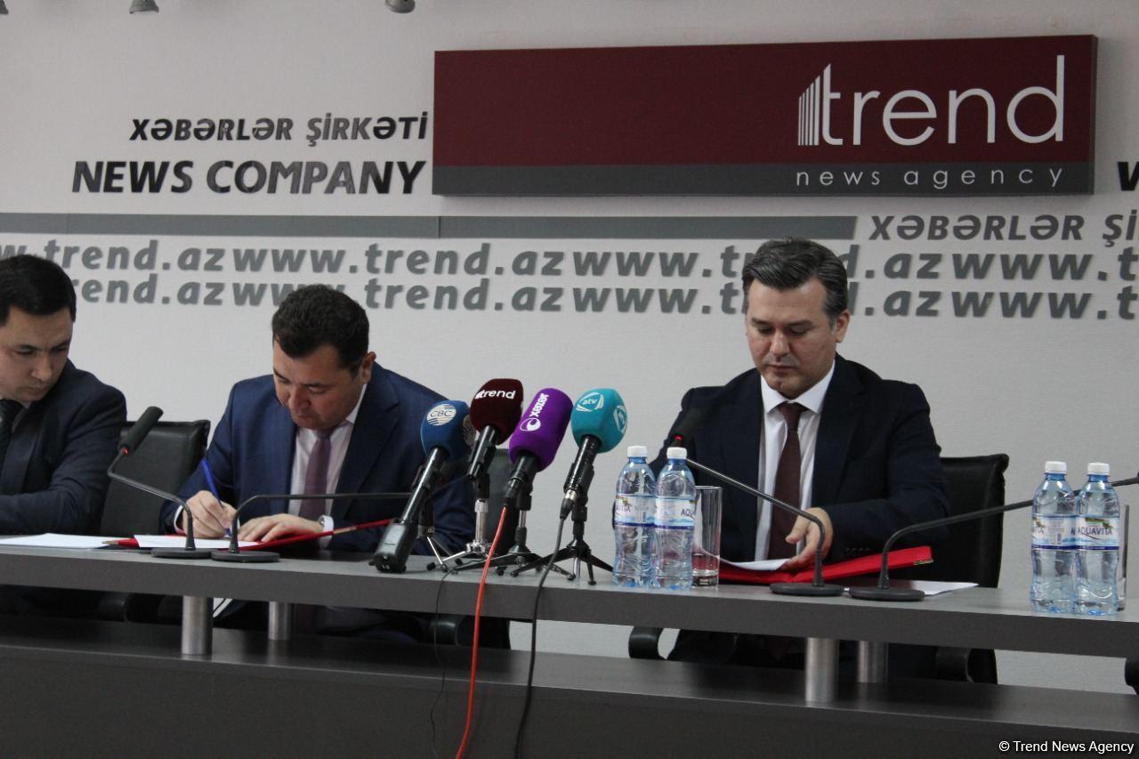 Azerbaijani, Uzbek news agencies ink cooperation accord [PHOTO]