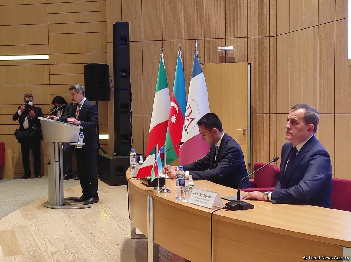 Italy first partner country of Azerbaijan in liberated territories' restoration - FM [PHOTO]