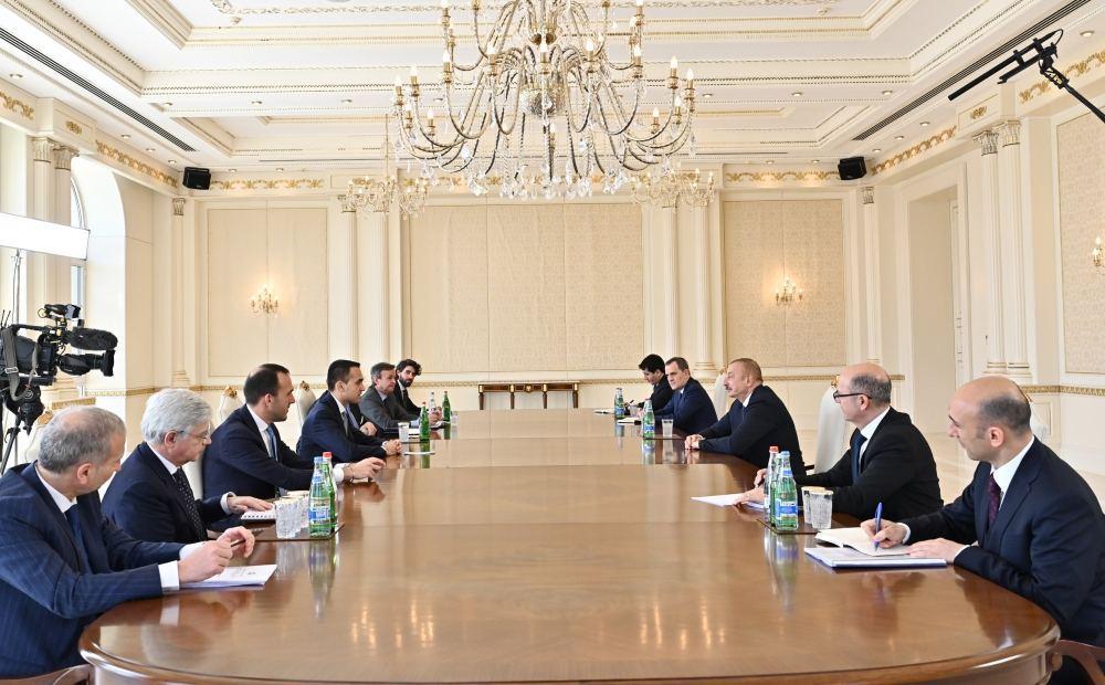 President receives delegation led by Italy's Minister of Foreign Affairs and International Cooperation [UPDATE]