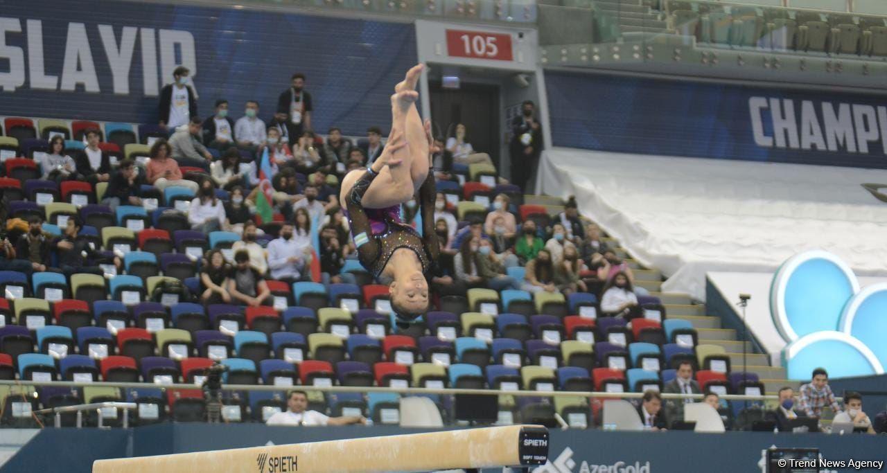 Athletes demonstrate spirit, dexterity and commitment in competitions for finals at FIG World Cup [PHOTO]