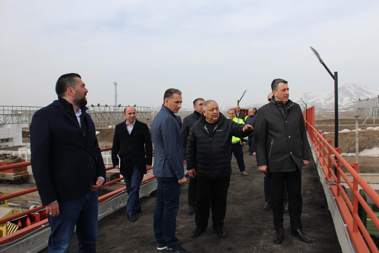 Transport minister inspects railway project progress in Georgia [PHOTO]