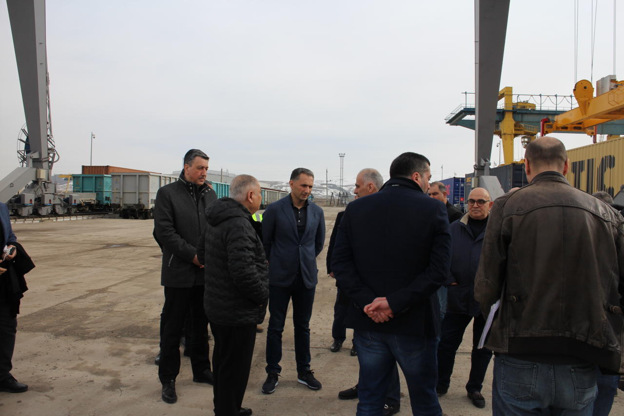 Transport minister inspects railway project progress in Georgia [PHOTO] - Gallery Image
