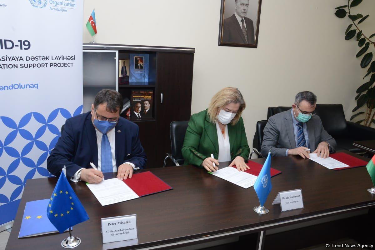 Azerbaijan receives special equipment within EU, WHO project [PHOTO]