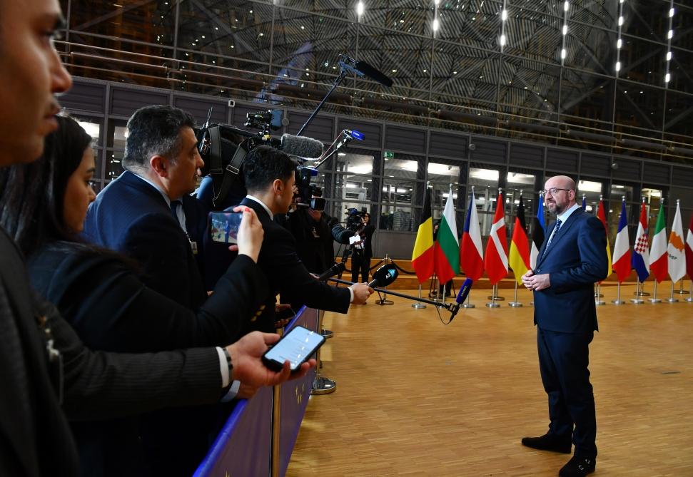 EU Council leader responds to media’s questions on trilateral Brussels meeting results [UPDATE]