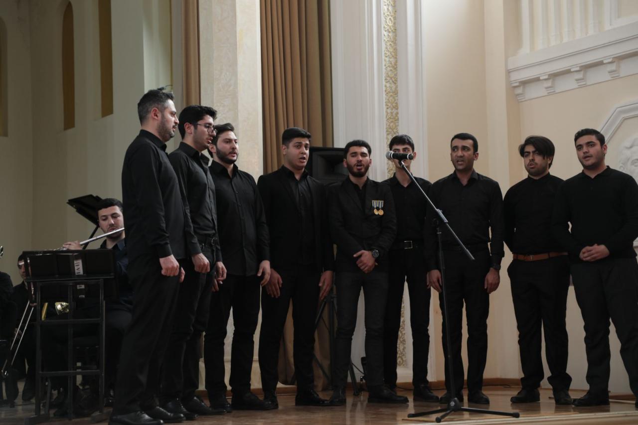 Baku Music Academy pays tribute to national hero [PHOTO] - Gallery Image
