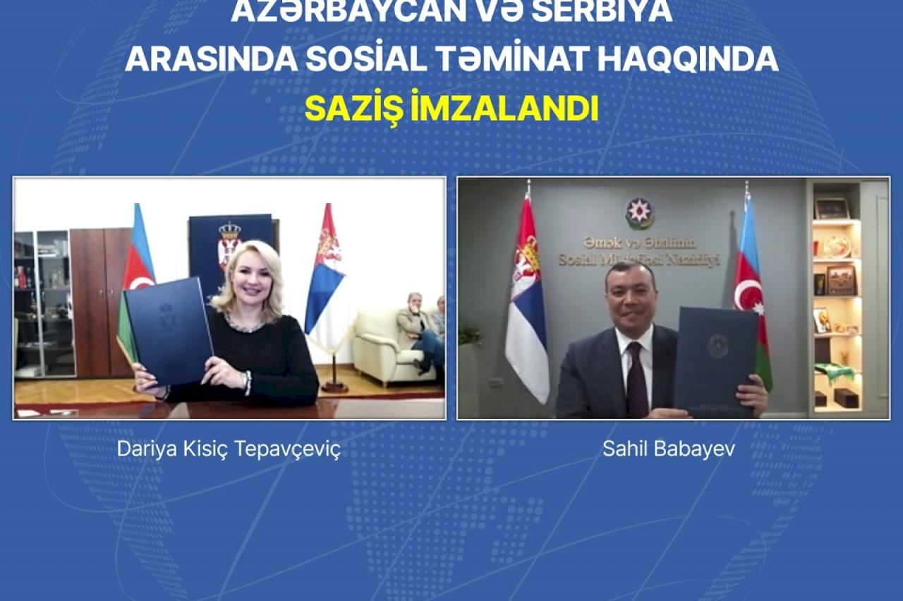 Azerbaijan, Serbia ink mutual social security accord