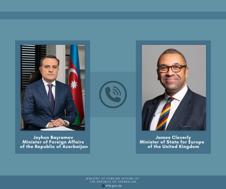 Azerbaijani, British FMs discuss Brussels meeting