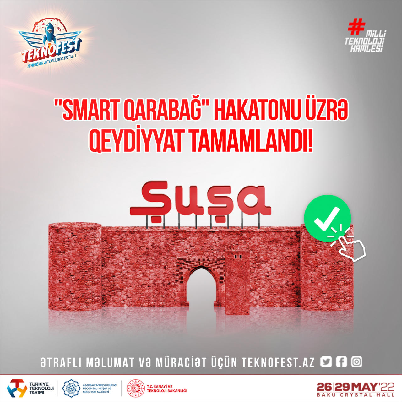 Smart Karabakh hackathon to be held within Teknofest