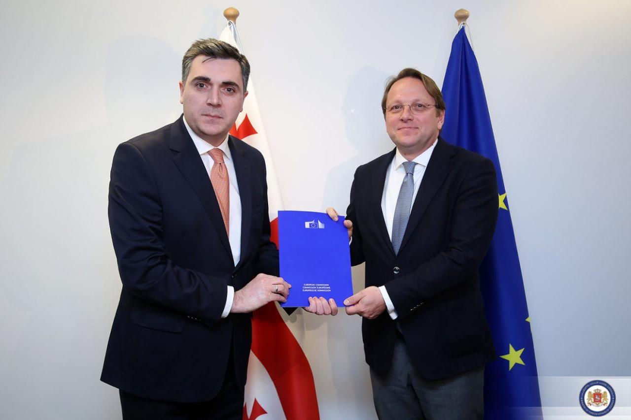 Georgia receives EU membership questionnaire