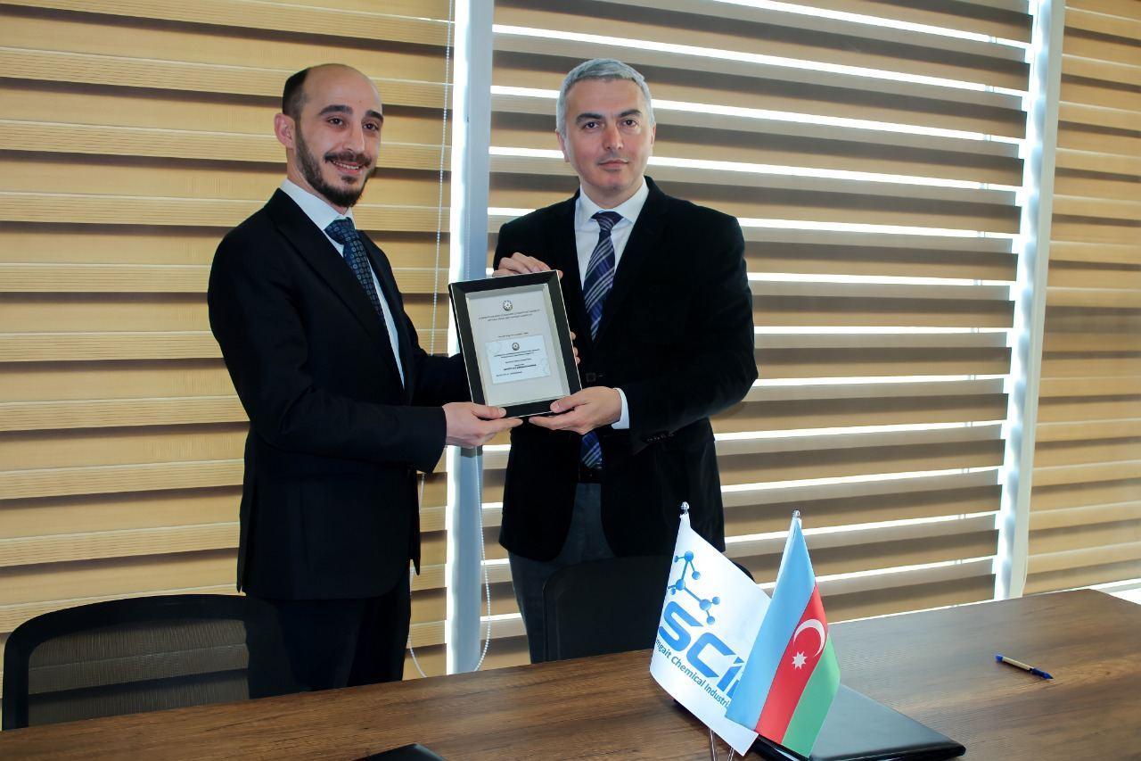Next company receives status of Sumgait Chemical Industrial Park’s resident