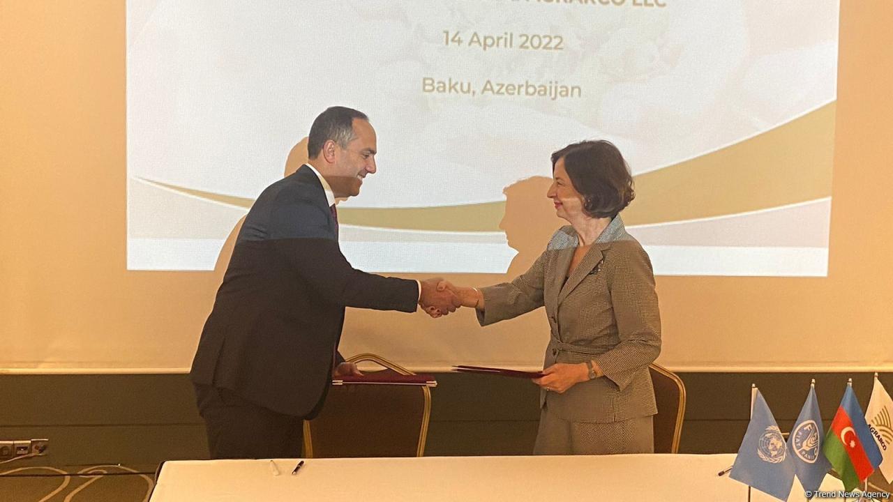 Azerbaijan, UN agency sign cooperation accord [PHOTO] - Gallery Image