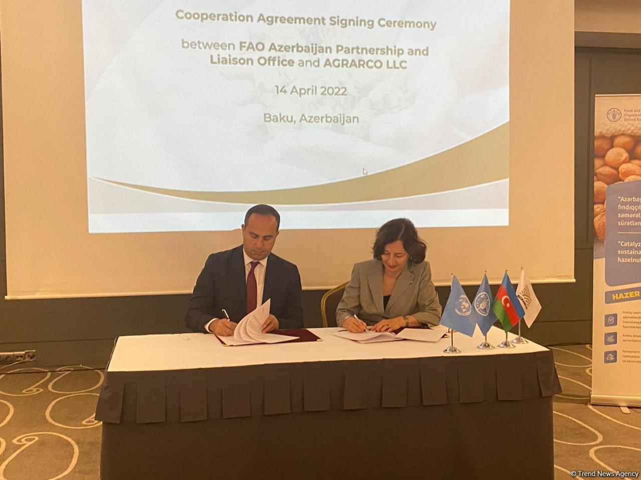 Azerbaijan, UN agency sign cooperation accord [PHOTO] - Gallery Image