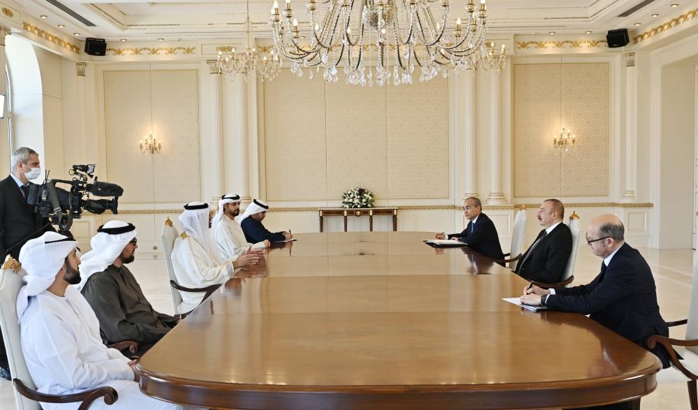 President receives UAE industry and advanced technology minister [UPDATE]