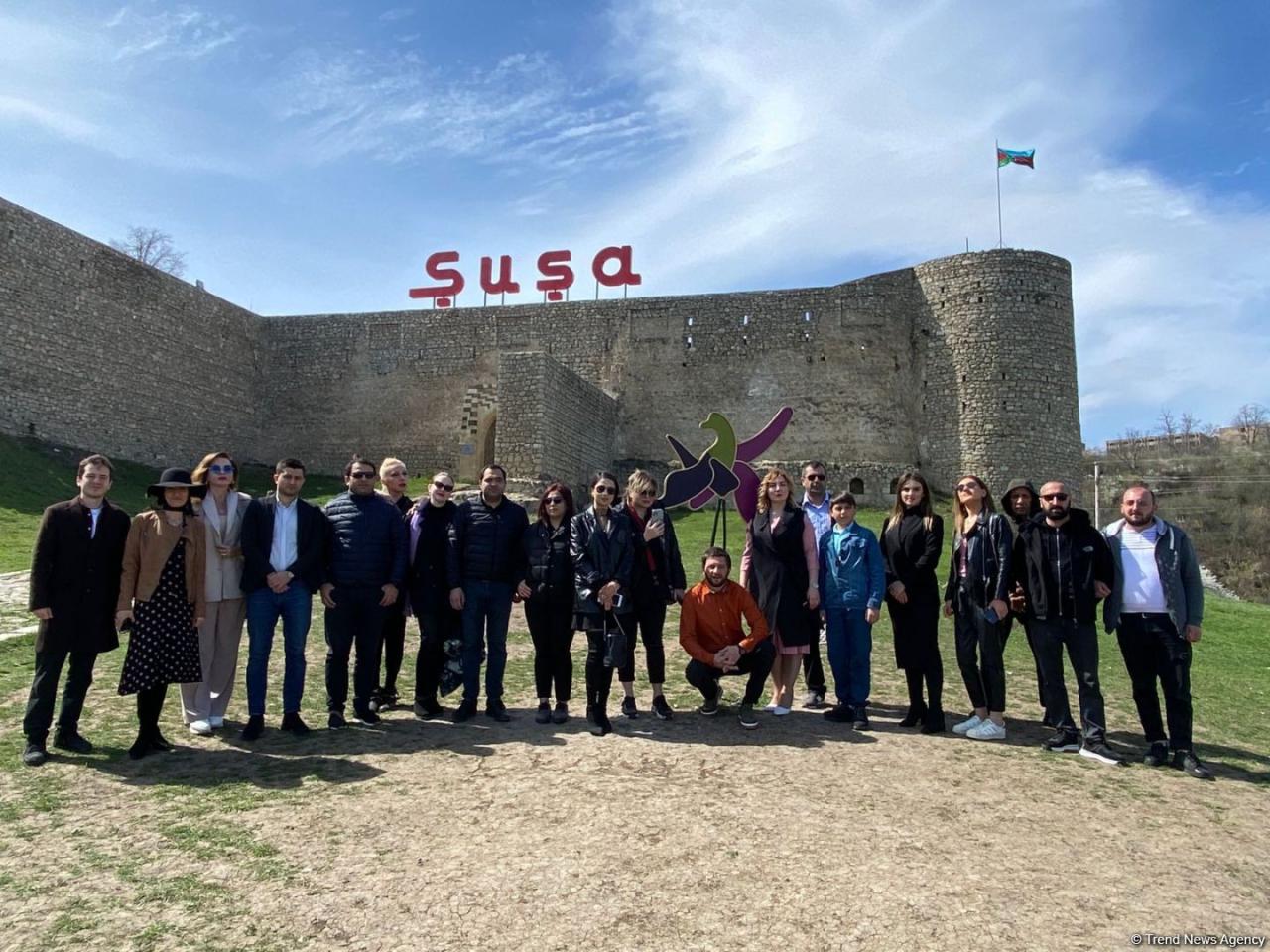 Representatives of Georgian culture visit Azerbaijan's Shusha [PHOTO]