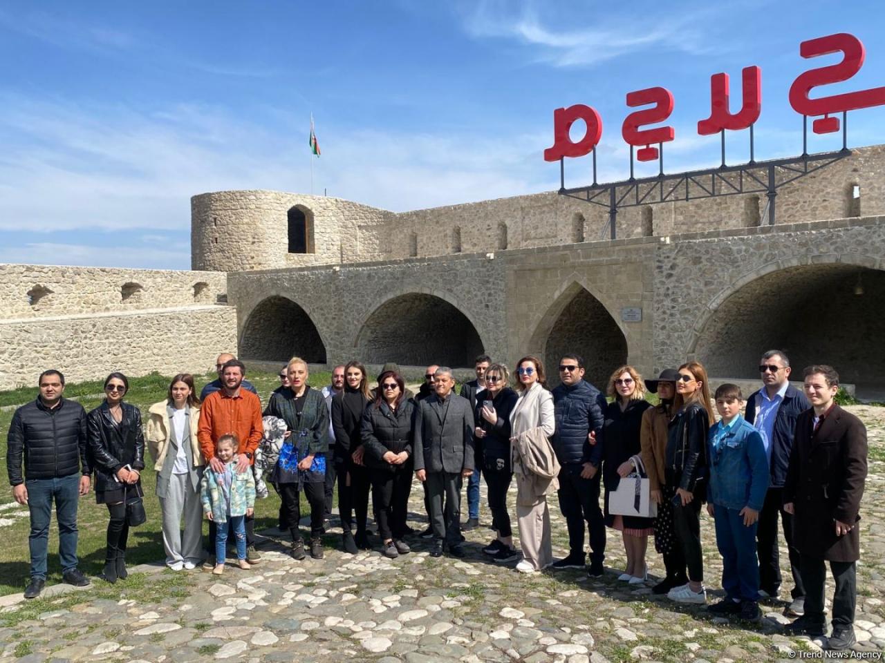 Georgian cultural figures visit Shusha [PHOTO/VIDEO]