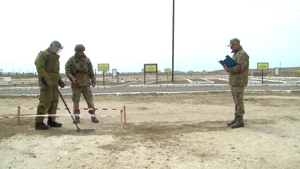 Azerbaijani, Turkish units hold joint demining drills [VIDEO]