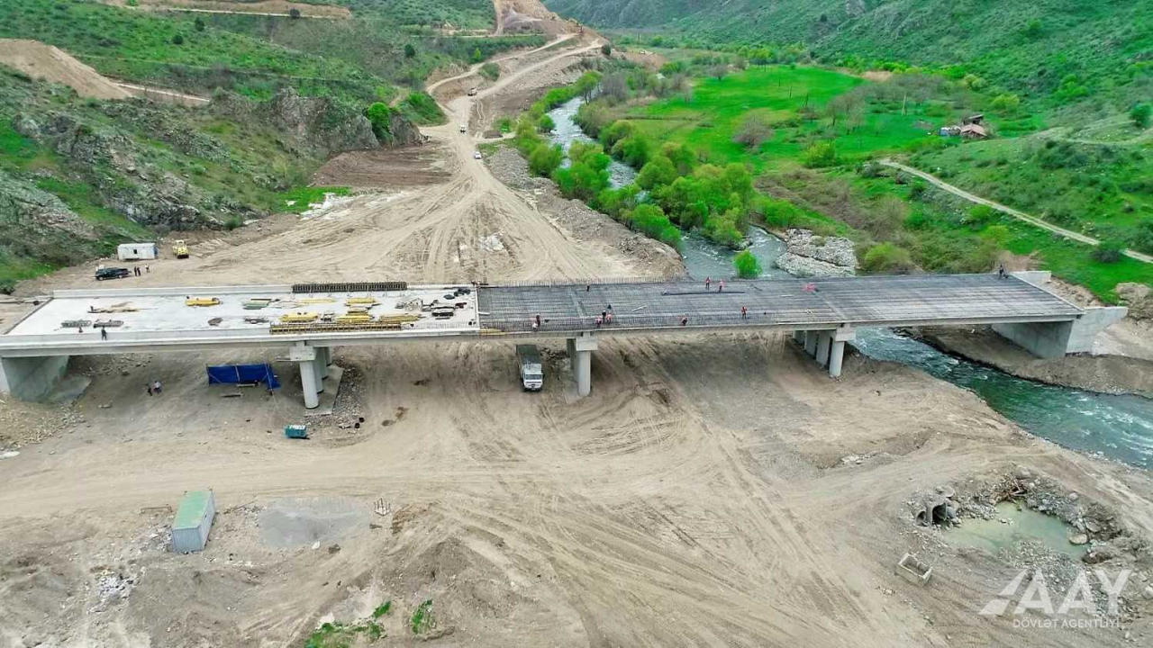 Construction of new highway bypassing liberated Lachin underway [PHOTO/VIDEO]