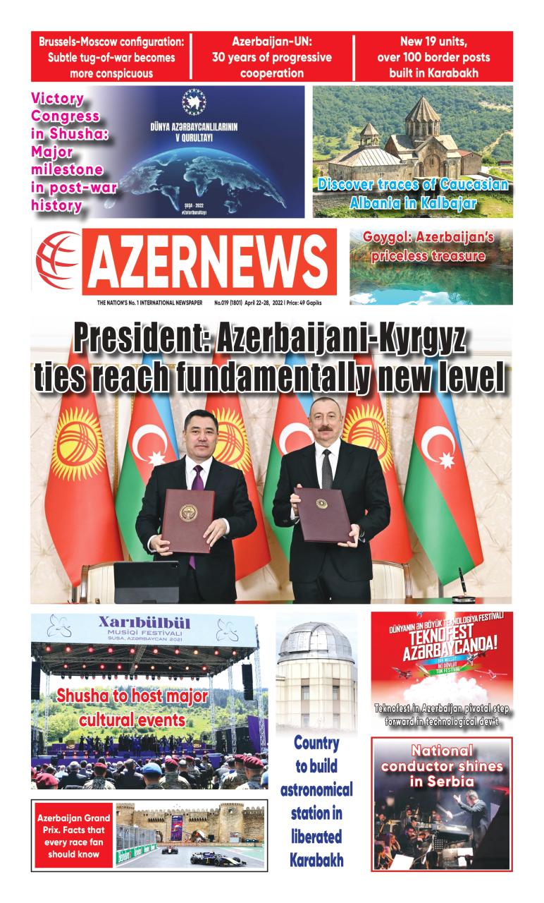 AZERNEWS releases another print issue