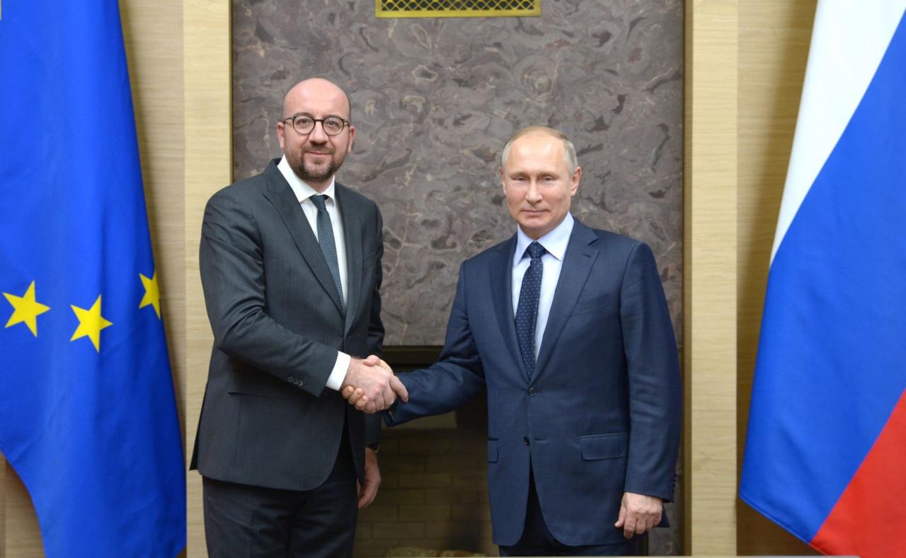 European Council's head, Russian president discuss normalization of Armenian-Azerbaijani relations