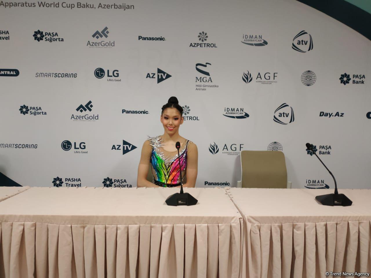 FIG Rhythmic Gymnastics World Cup in Baku organized at highest level - athlete from Kazakhstan