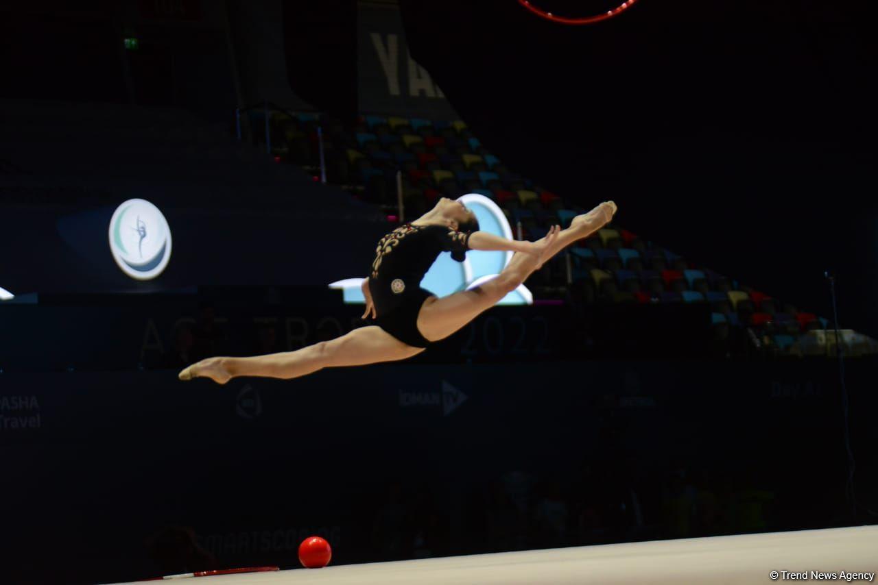 Finalists of first day of FIG Rhythmic Gymnastics World Cup competitions in Baku named