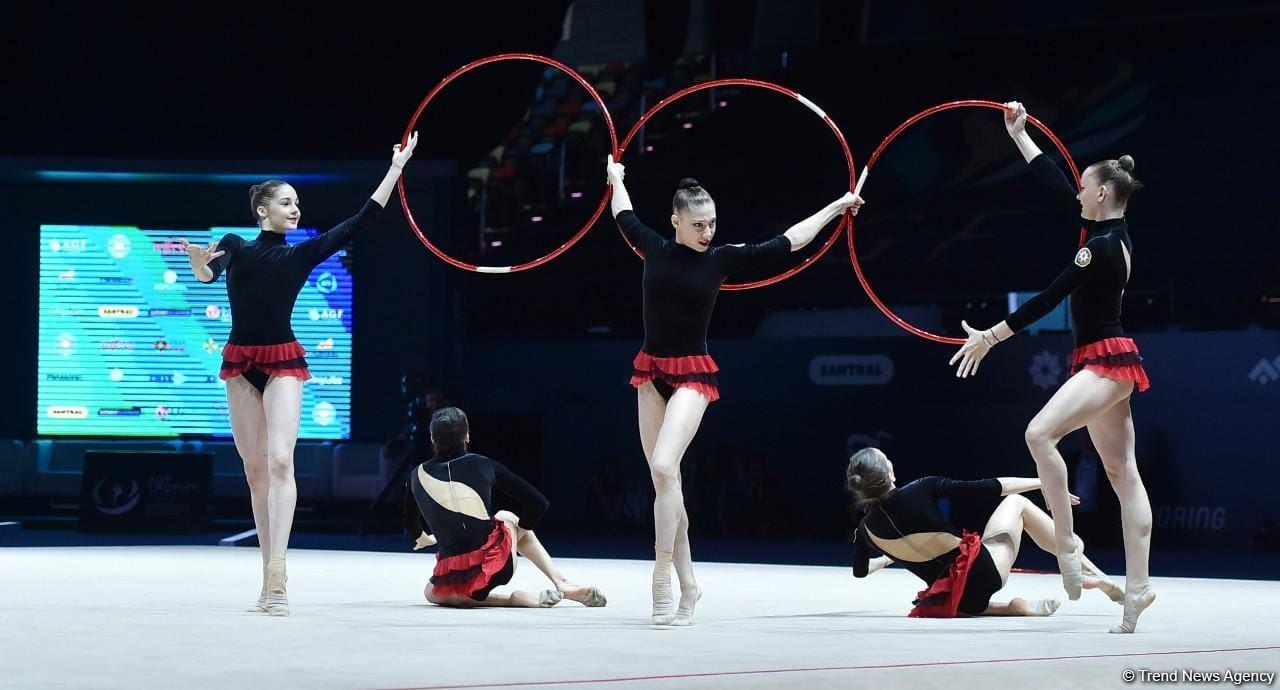Azerbaijani team reaches finals in group exercises at 9th FIG World Cup in Baku