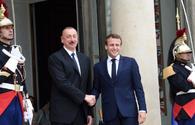 President Ilham Aliyev congratulates French President Emmanuel Macron