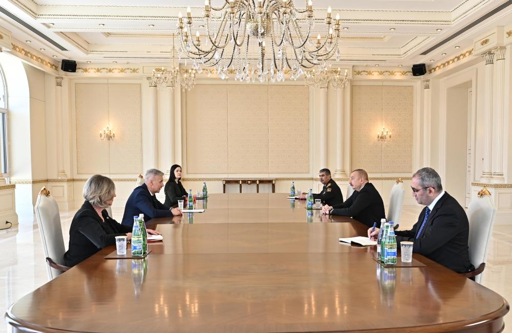 President Aliyev receives Latvian deputy PM