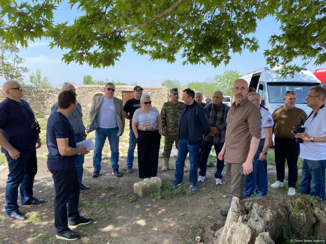 CIS delegation members visit liberated Aghdam [PHOTO]