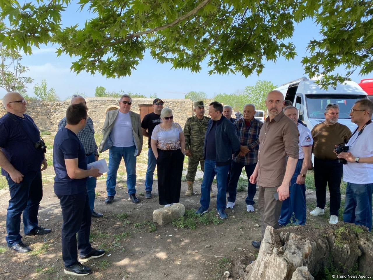 CIS delegation members visit liberated Aghdam [PHOTO]