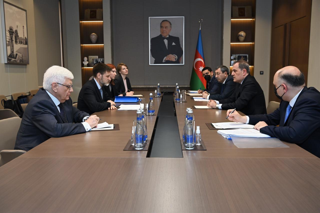 Azerbaijan, Russia hold consultations on Caspian issues [PHOTO]