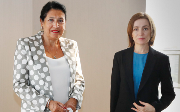 Georgian, Moldovan presidents discuss latest developments in Moldova