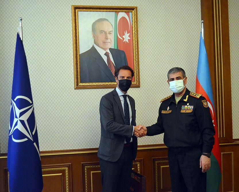Azerbaijan, NATO discuss ties, military-political situation in region [PHOTO] - Gallery Image