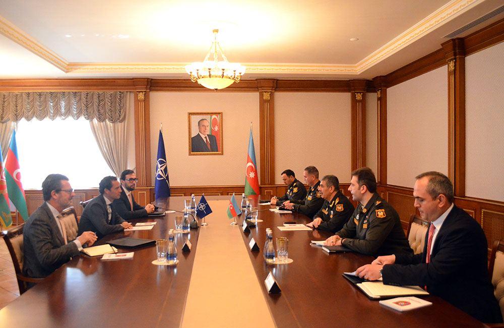 Azerbaijan, NATO discuss ties, military-political situation in region [PHOTO]