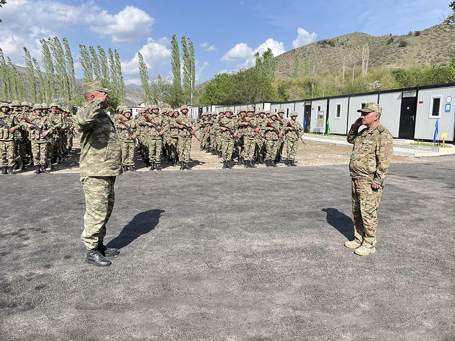 Defence officials inspect newly-built infrastructure in liberated lands [PHOTO/VIDEO]