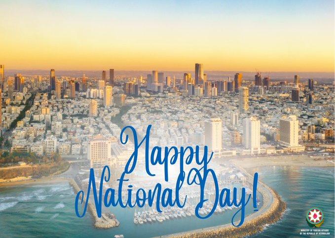 Azerbaijan congratulates Israel on National Day [PHOTO] - Gallery Image