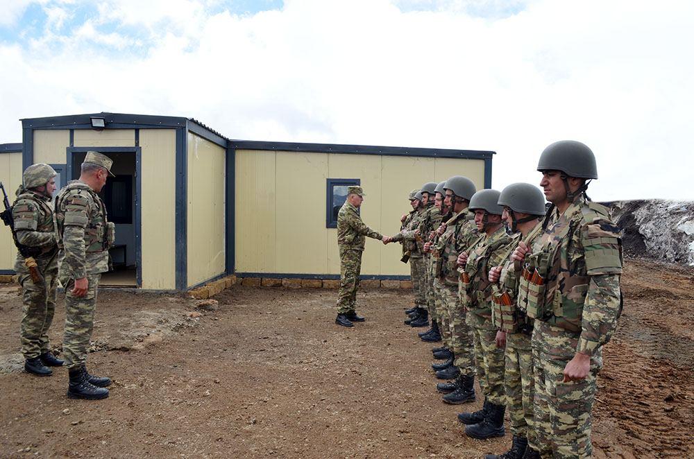 Azerbaijani deputy defence minister inspects military units in Kalbajar region [PHOTO] - Gallery Image