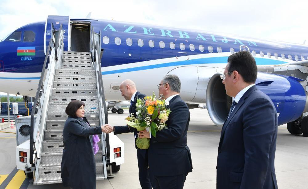 Parliament Speaker arrives in Switzerland