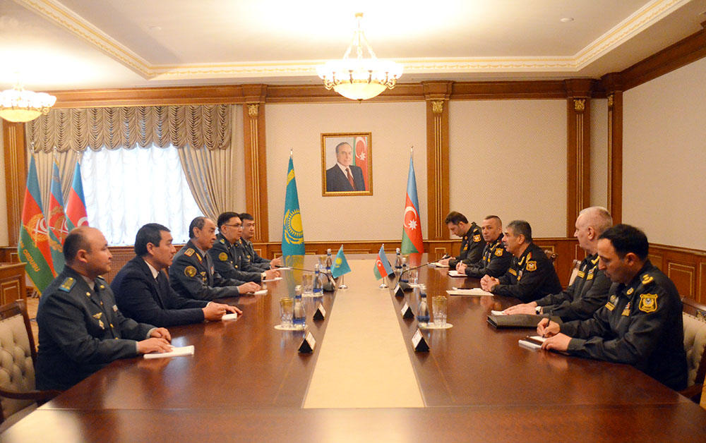 Azerbaijan, Kazakhstan eye military cooperation [PHOTO]