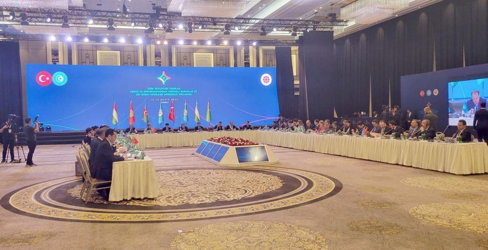 High-level meeting of Organization of Turkic States on media, information being held in Istanbul