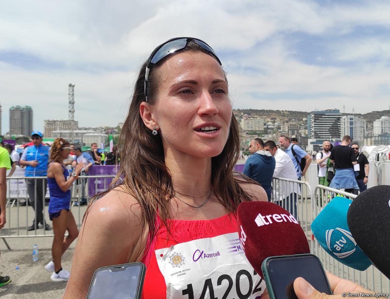 I came to Azerbaijan with positive emotions - winner of "Baku Marathon-2022"