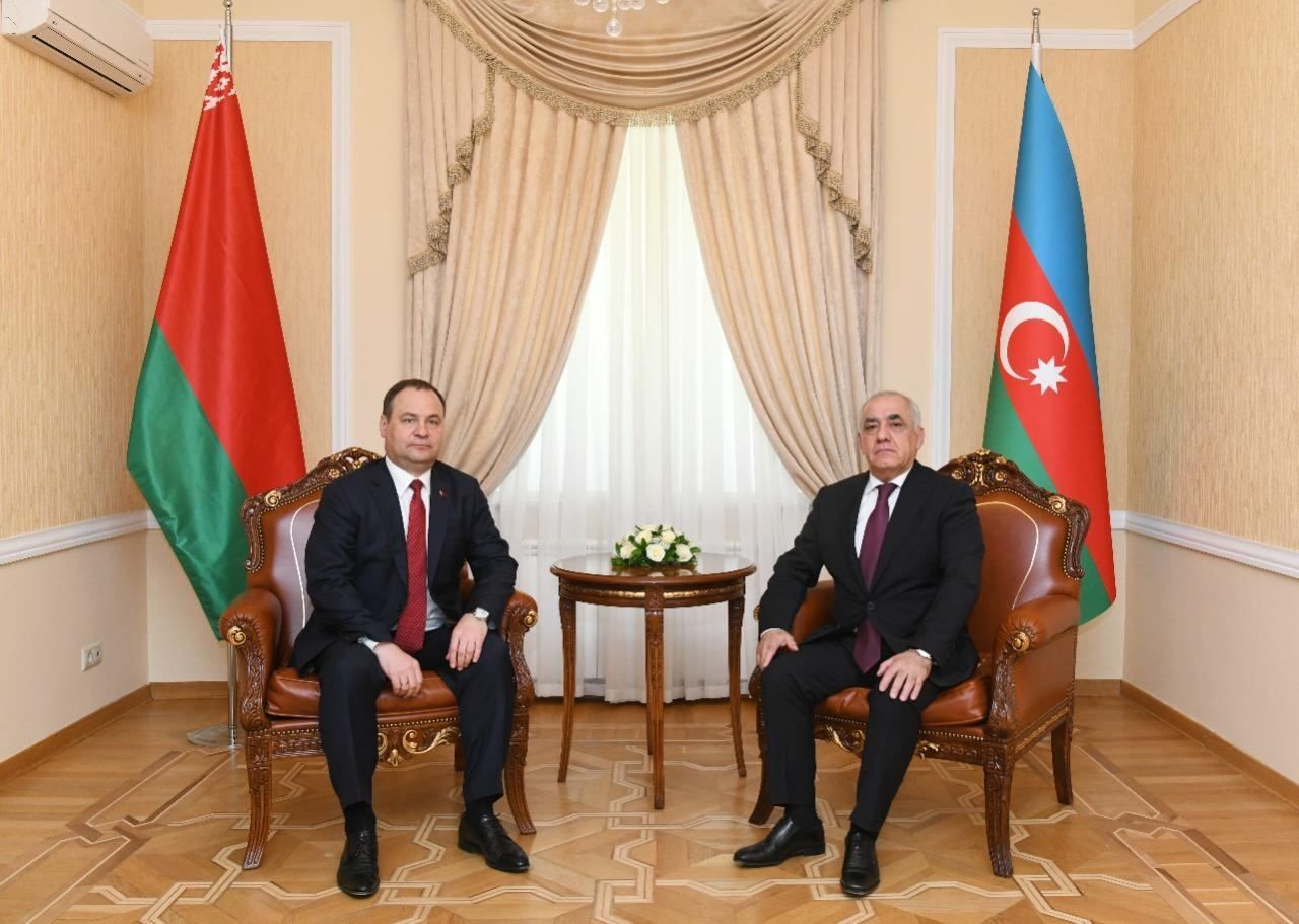 In Baku, Belarus, Azerbaijani premiers ink co-op accords, call for exploring every avenue [PHOTO] - Gallery Image