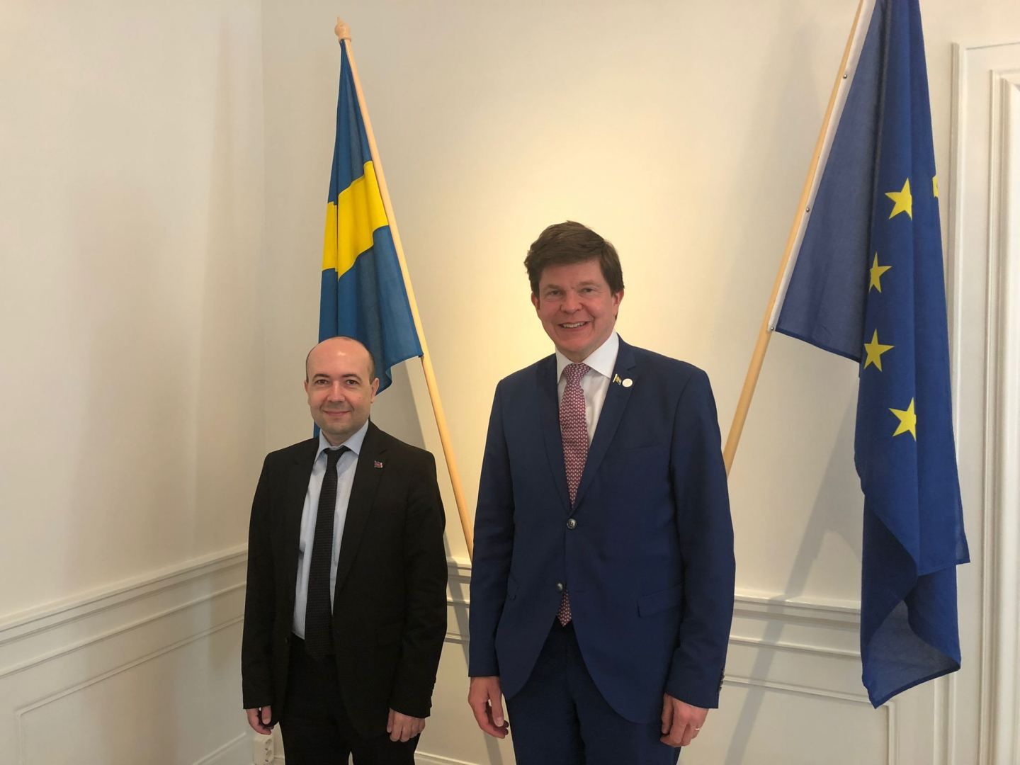 Azerbaijani deputy FM makes working visit to Sweden [PHOTO]