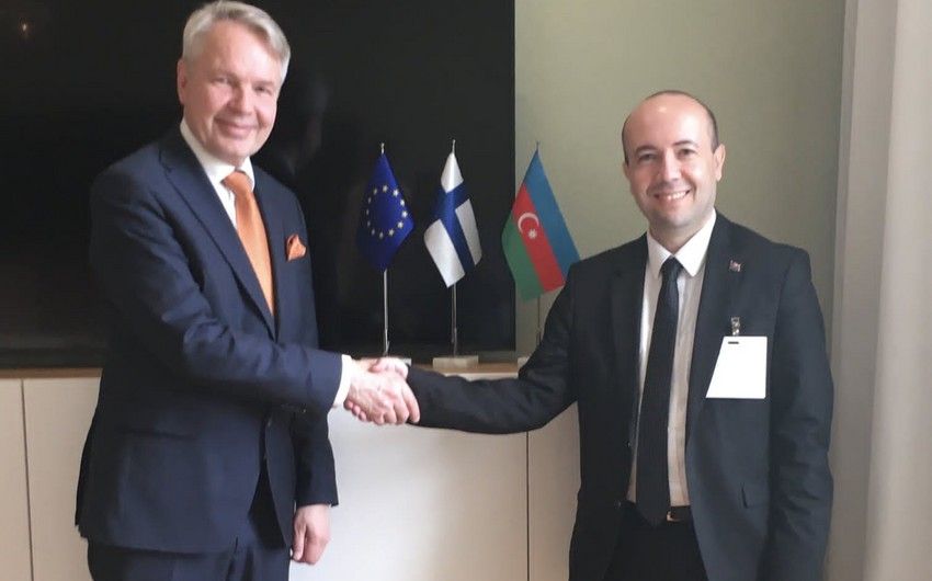 In a visit to Finland, Azerbaijani diplomat discusses bilateral, regional issues