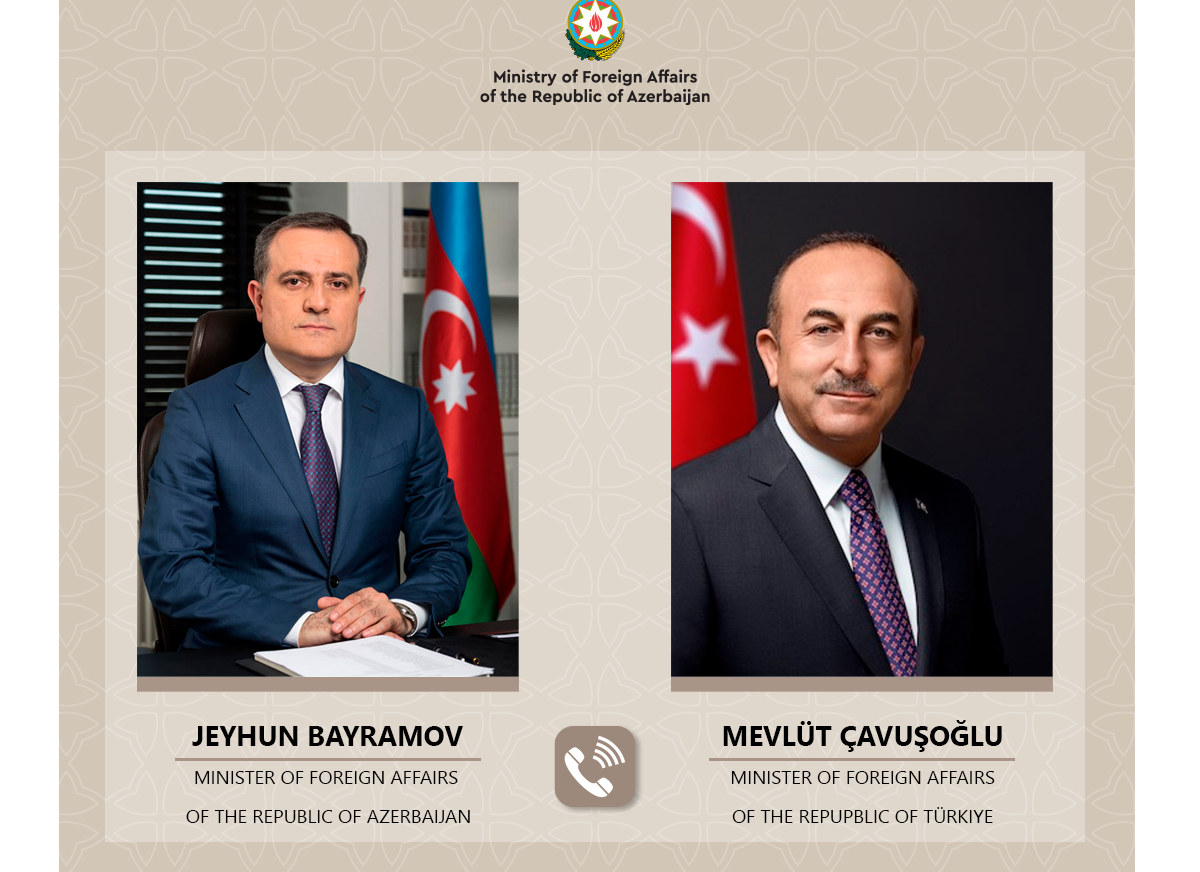 Azerbaijani, Turkish top diplomats discuss cooperation, regional issues on the phone