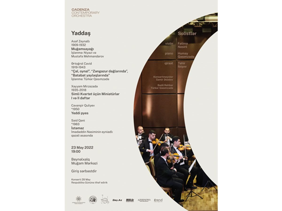 Cadenza Orchestra to perform concert timed to Azerbaijan's Independence Day