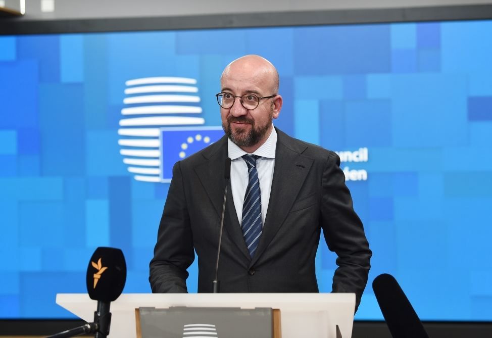 Press statement by Charles Michel following trilateral meeting with Azerbaijani and Armenian leaders [PHOTO] - Gallery Image