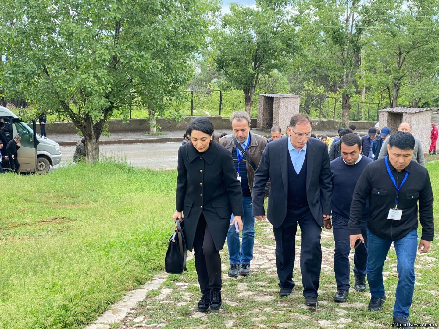 Azerbaijani, Turkish, Kazakh, Kyrgyz Ombudsmen visit liberated Shusha [PHOTO] - Gallery Image
